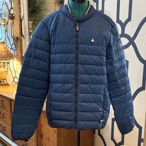 Womens blue Voile Blue Puffer Jacket